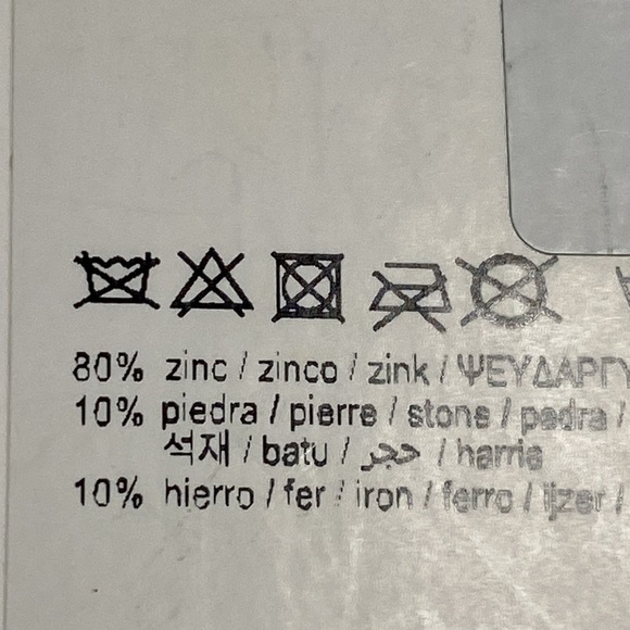 NWT. Zara Golden Metal Necklace with Stone Appliqués. - Picture 7 of 7